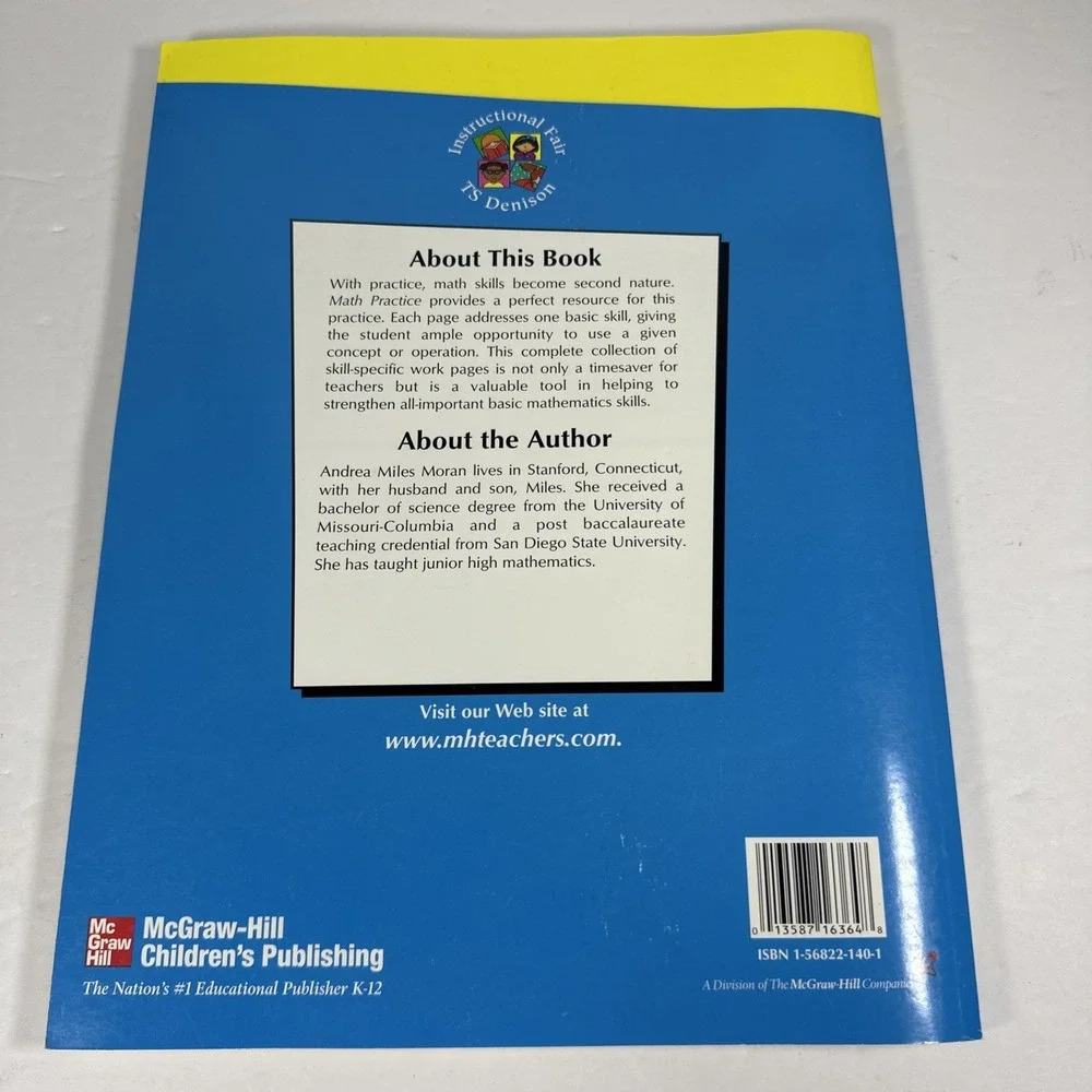 Math Practice Grades 7-8 The 100 SeriesTM Paperback Unused